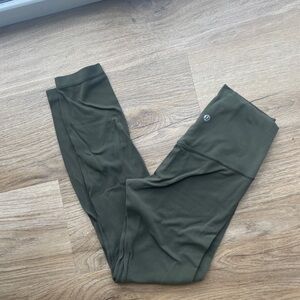Lululemon high rise align 25" size 4